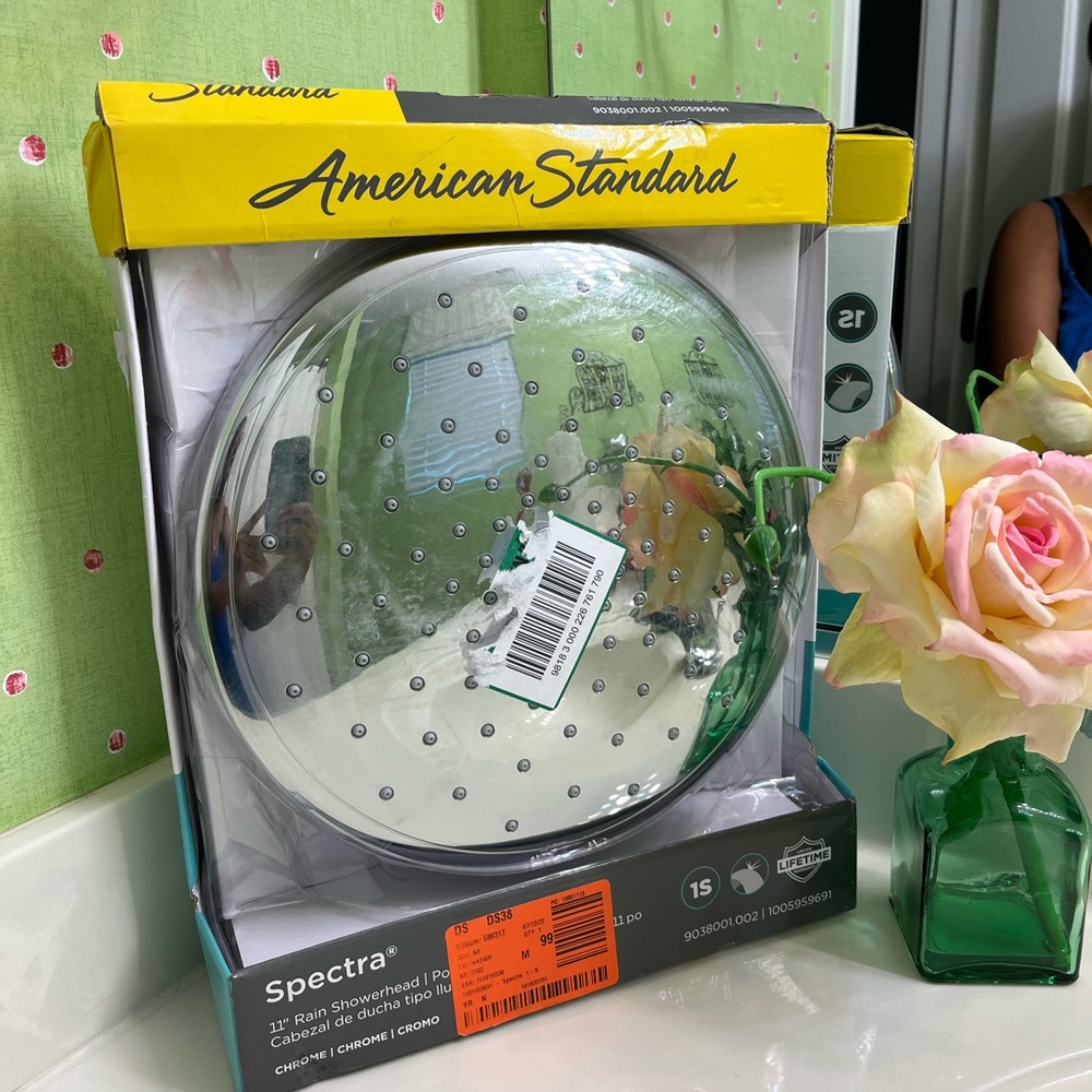 Brand new American Standard 12” Spectra Shower Head